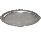 Silver Plated Thali for Puja